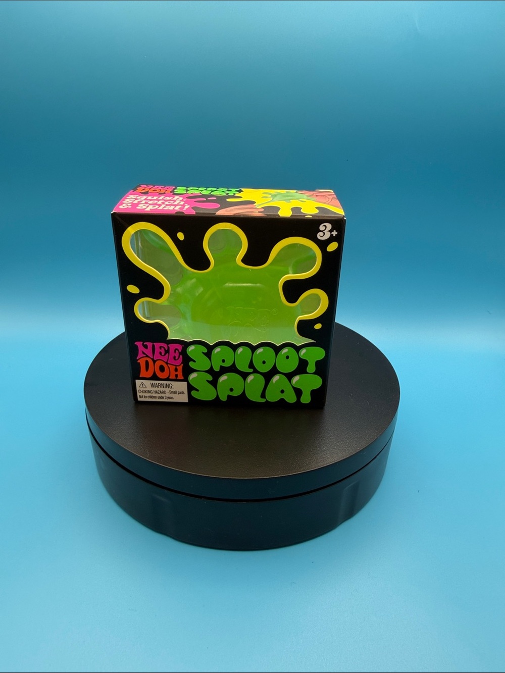 Needoh Sploot Splat Kids Toy - Neon Green